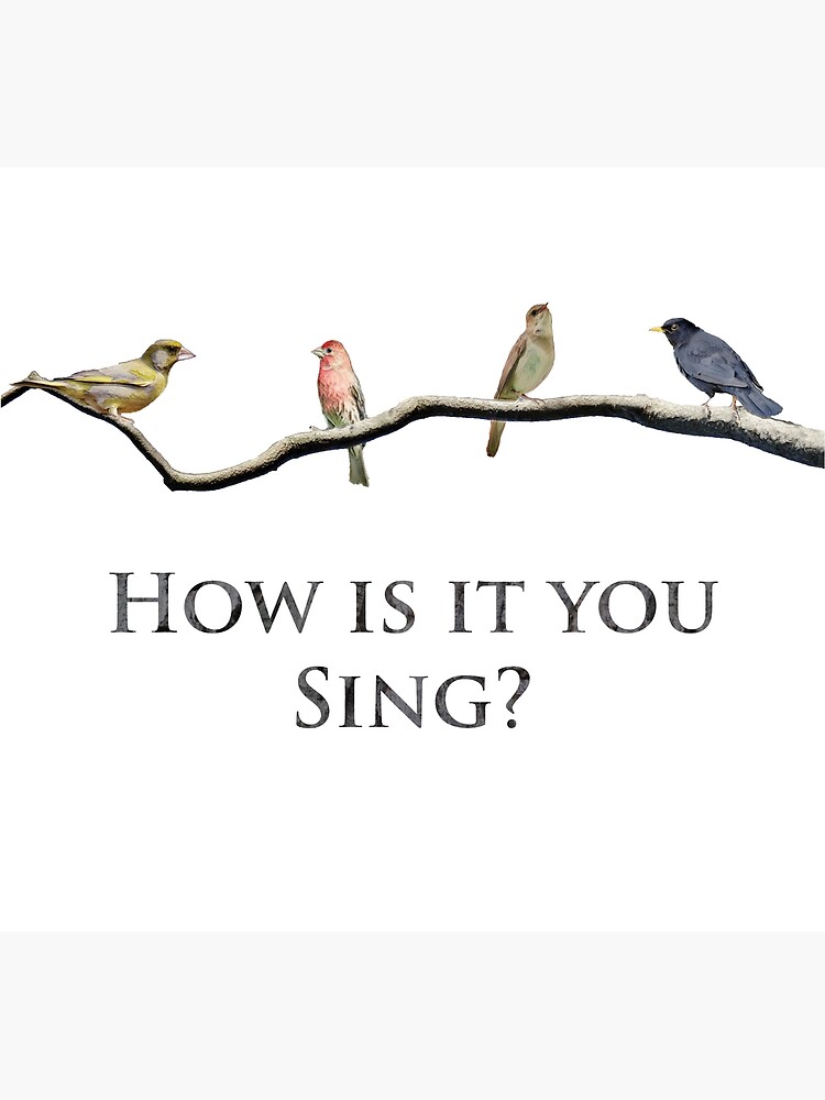 "Green Finch and Linnet Bird | Sweeney Todd" Poster by jennyanydots123