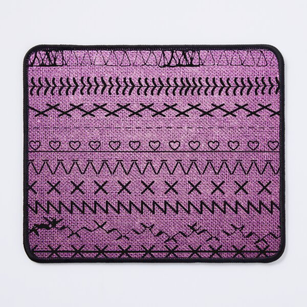 Item preview, Sewing Stitch Patterns on Textured Fabric Effect Background designed and sold by Nancyanna.