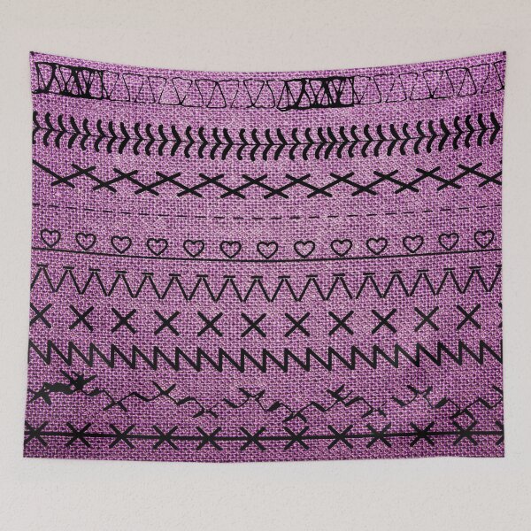 Item preview, Sewing Stitch Patterns on Textured Fabric Effect Background  designed and sold by Nancyanna.