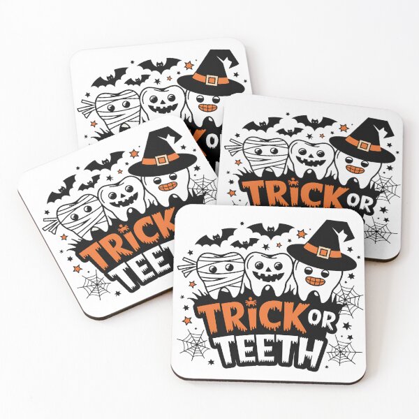 Item preview, Trick Or Teeth Halloween Shirt Dental Assistant Dentist  designed and sold by BornBorn.