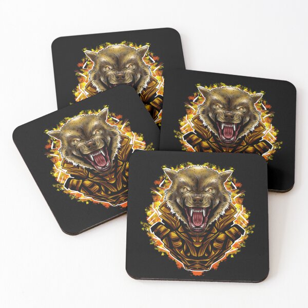 Item preview, Wolf mecha dark cool Illustration  designed and sold by nickardi.