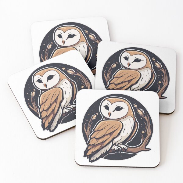 Item preview, Pretty Barn Owl designed and sold by FamiliarPufferfish.