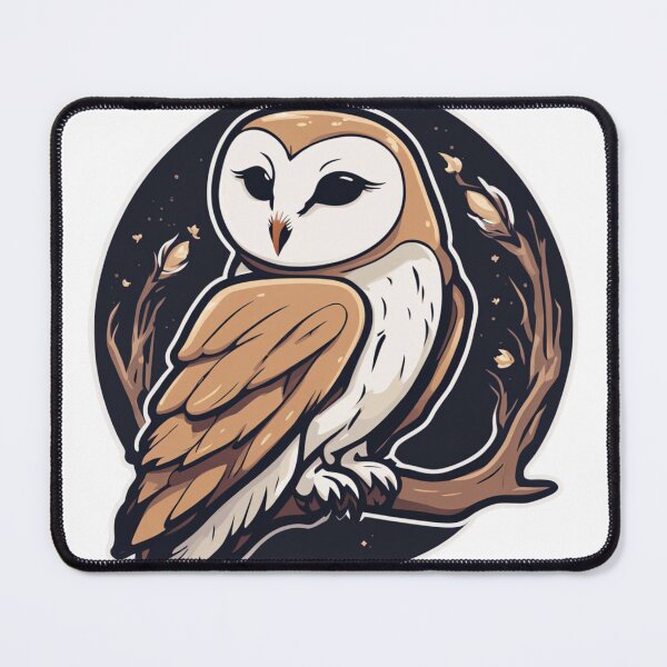 Item preview, Pretty Barn Owl designed and sold by FamiliarPufferfish.
