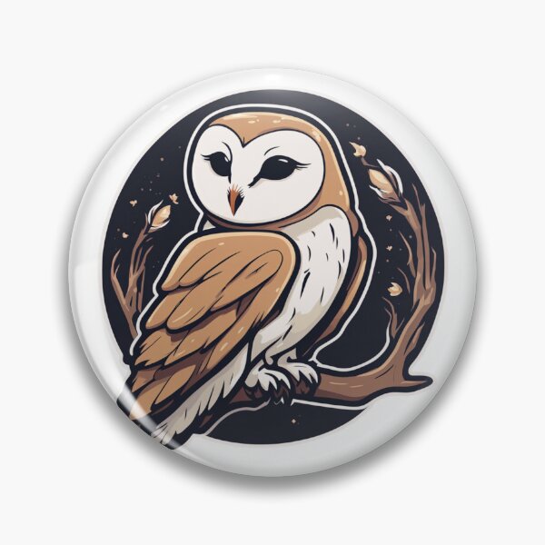 Item preview, Pretty Barn Owl designed and sold by FamiliarPufferfish.