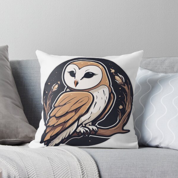 Item preview, Pretty Barn Owl designed and sold by FamiliarPufferfish.