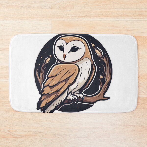 Item preview, Pretty Barn Owl designed and sold by FamiliarPufferfish.