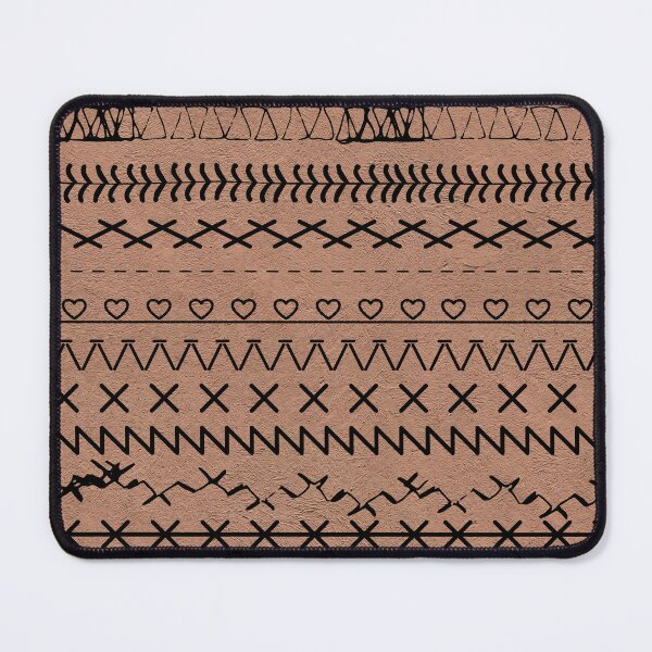 Item preview, Sewing Stitch Patterns on Textured Fabric Effect Background designed and sold by Nancyanna.
