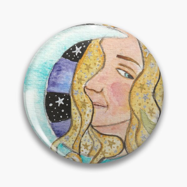Item preview, Cosmic Rose Moon Angel Goddess designed and sold by Magicpoodleland.