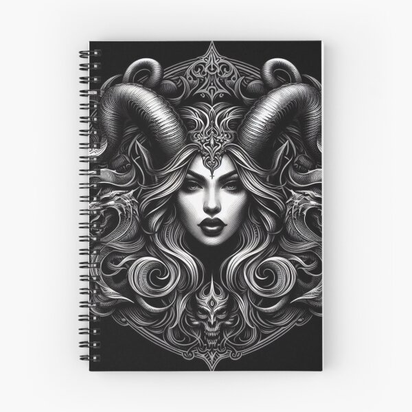 Item preview, Black And White Female Demon #1 designed and sold by Paragon-Art.