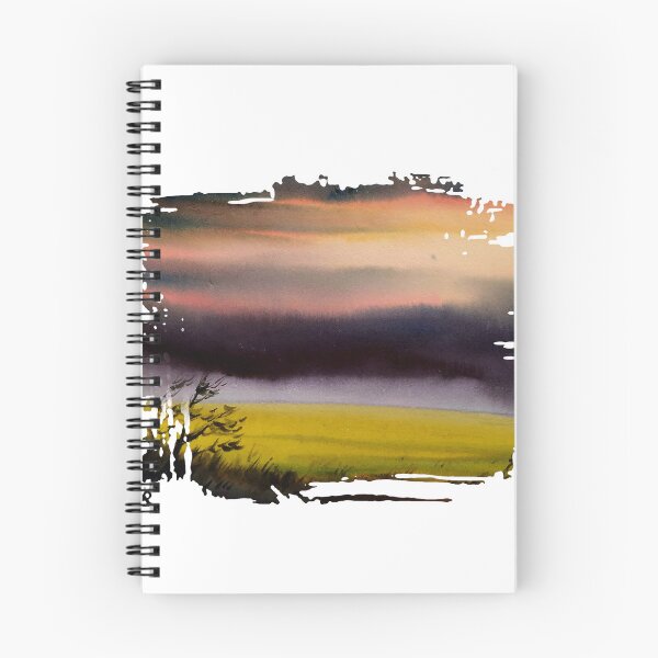 Item preview, watercolor stormy landscape effect designed and sold by SamirArt.