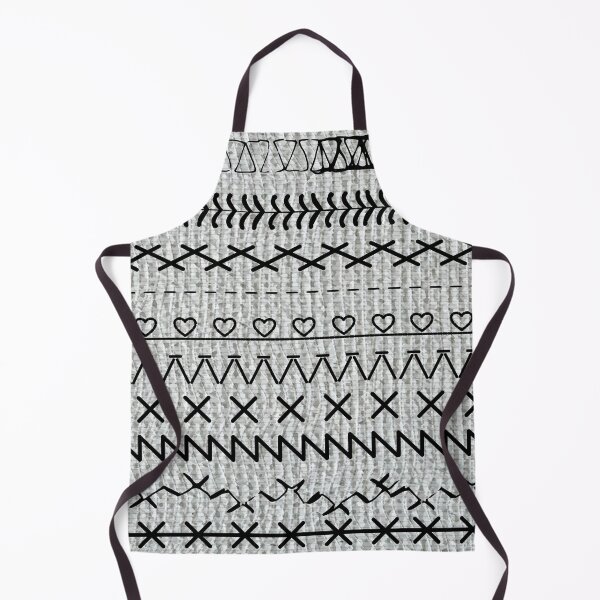 Item preview, Sewing Stitch Patterns on Textured Fabric Effect Background designed and sold by Nancyanna.