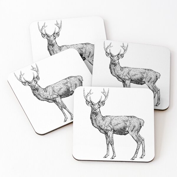 Item preview, Stag Deer designed and sold by BlueSpecsStudio.