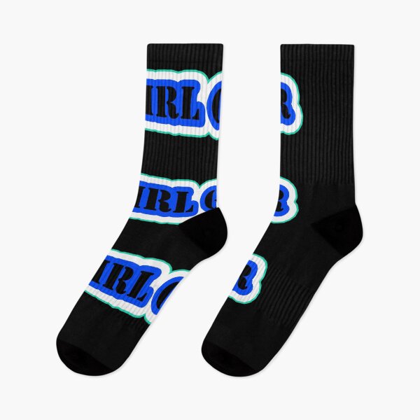 Item preview, Girl Gamer Words in Blue Black White x 3 designed and sold by Beachy.