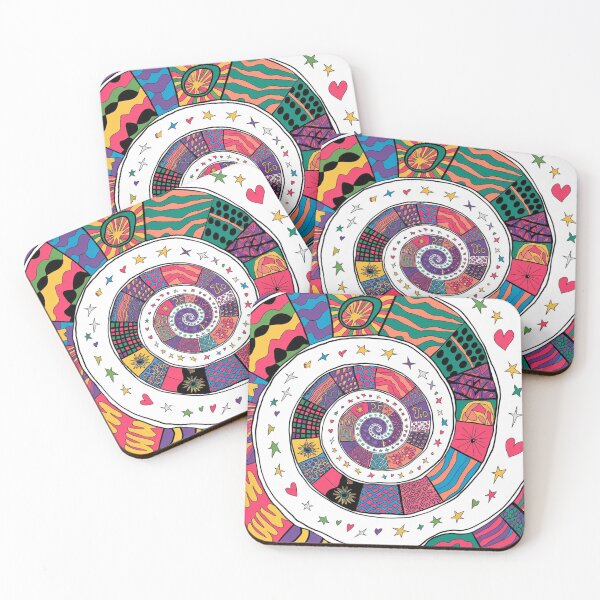 Item preview, Modern Geometric Spiral Pattern designed and sold by XquisiteFashion.