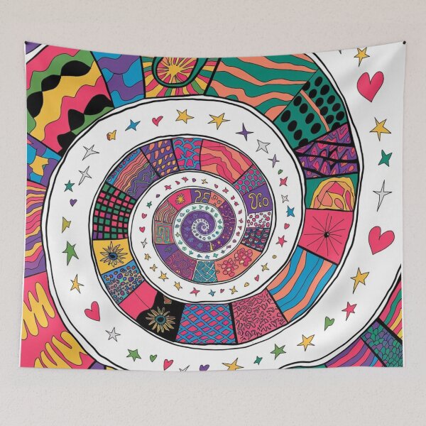 Item preview, Modern Geometric Spiral Pattern designed and sold by XquisiteFashion.