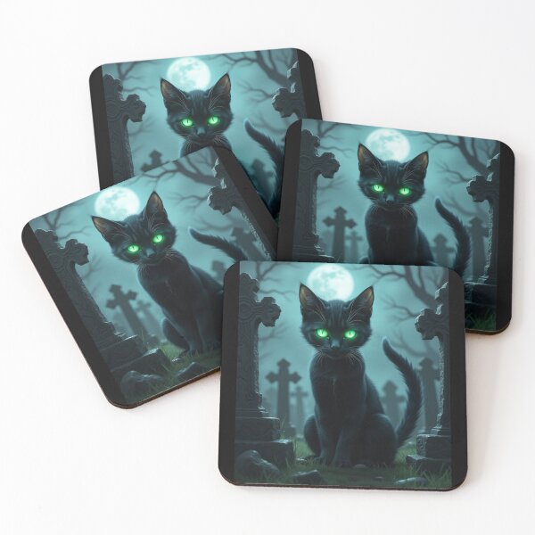 Item preview, Undead and Purring Halloween Cat designed and sold by JustCrazyPigeon.