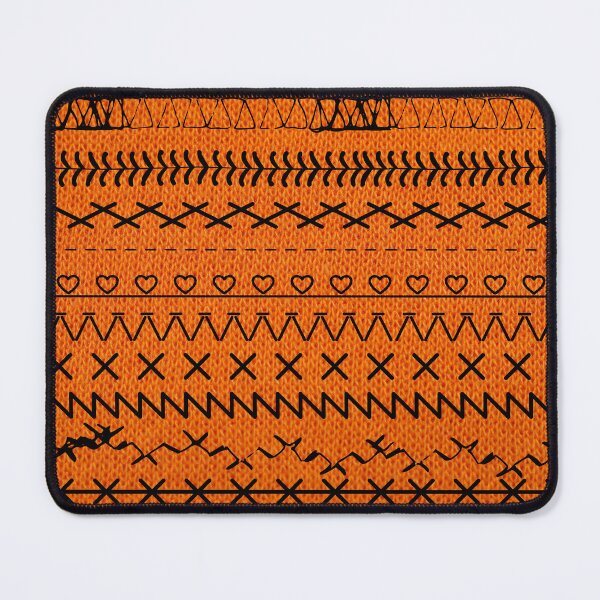 Item preview, Sewing Stitch Patterns on Textured Fabric Effect Background designed and sold by Nancyanna.