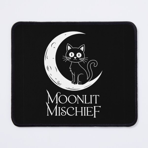 Item preview, Moonlit Mischief: Spooky Cat Moon designed and sold by Davideus.