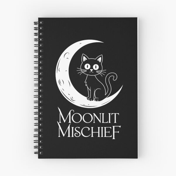 Item preview, Moonlit Mischief: Spooky Cat Moon designed and sold by Davideus.