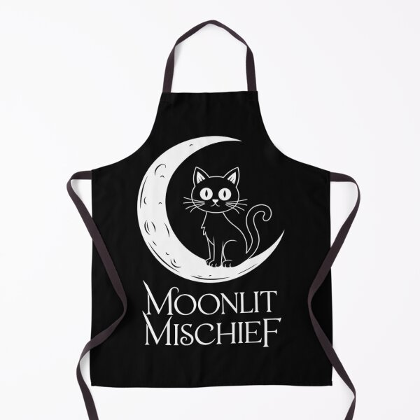 Item preview, Moonlit Mischief: Spooky Cat Moon designed and sold by Davideus.