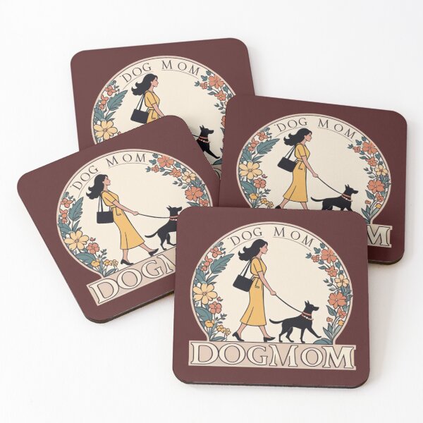 Item preview, Adorable Dog Mom Art  designed and sold by Planetporridge.