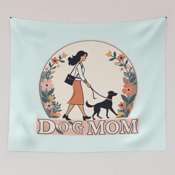 Item preview, Pretty Dog Mom  designed and sold by Planetporridge.