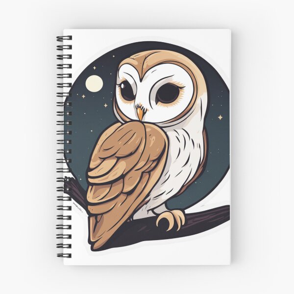 Item preview, Barn Owl at Night designed and sold by FamiliarPufferfish.