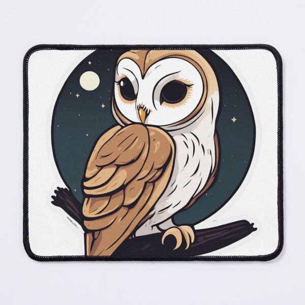 Item preview, Barn Owl at Night designed and sold by FamiliarPufferfish.