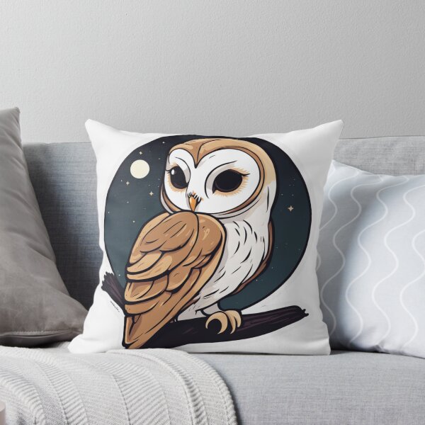 Item preview, Barn Owl at Night designed and sold by FamiliarPufferfish.