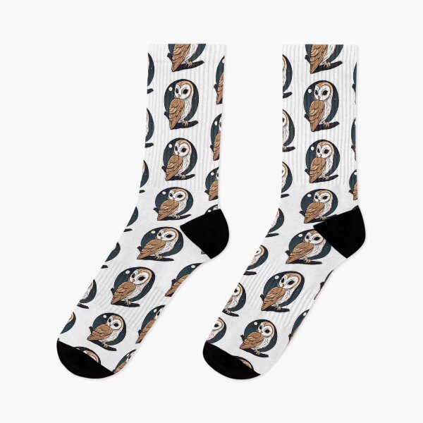 Item preview, Barn Owl at Night designed and sold by FamiliarPufferfish.