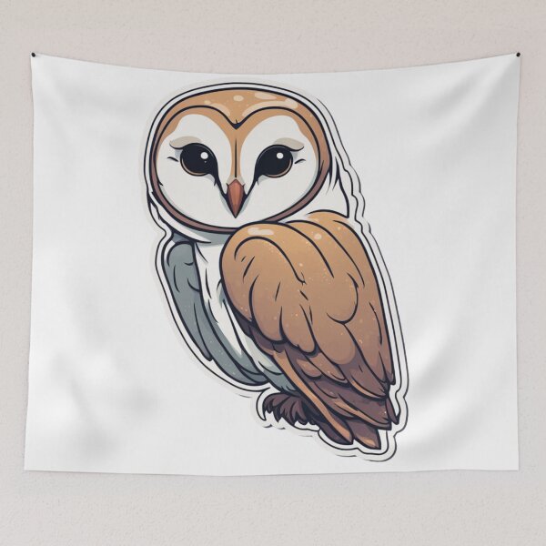 Item preview, Attentive Barn Owl designed and sold by FamiliarPufferfish.