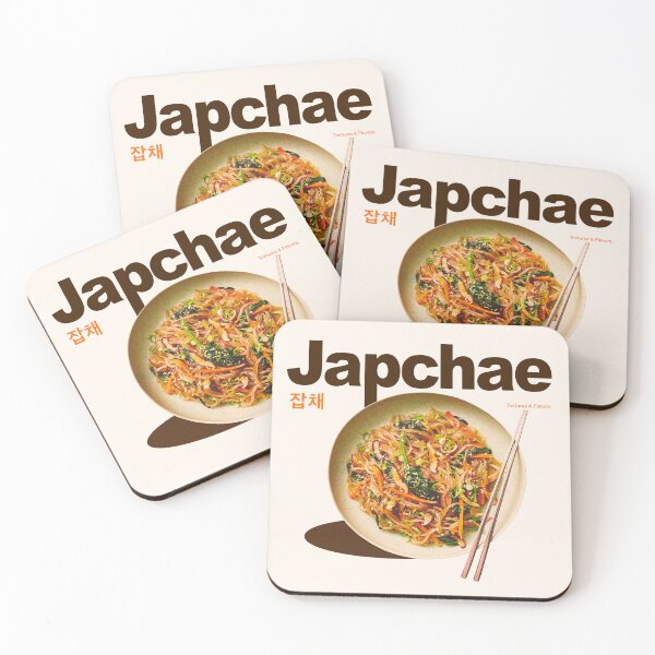 Item preview, Japchae 잡채 korean food designed and sold by nelkrshop.