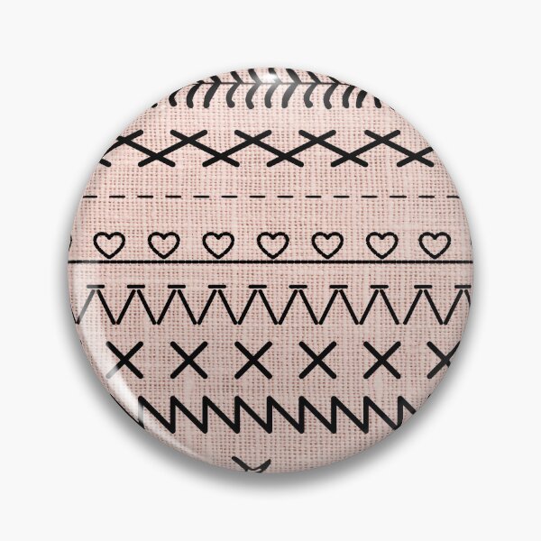 Item preview, Sewing Stitch Patterns on Textured Fabric Effect Background  designed and sold by Nancyanna.