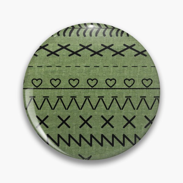 Item preview, Sewing Stitch Patterns on Textured Fabric Effect Background  designed and sold by Nancyanna.
