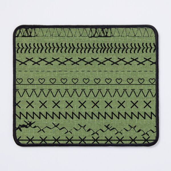 Item preview, Sewing Stitch Patterns on Textured Fabric Effect Background  designed and sold by Nancyanna.