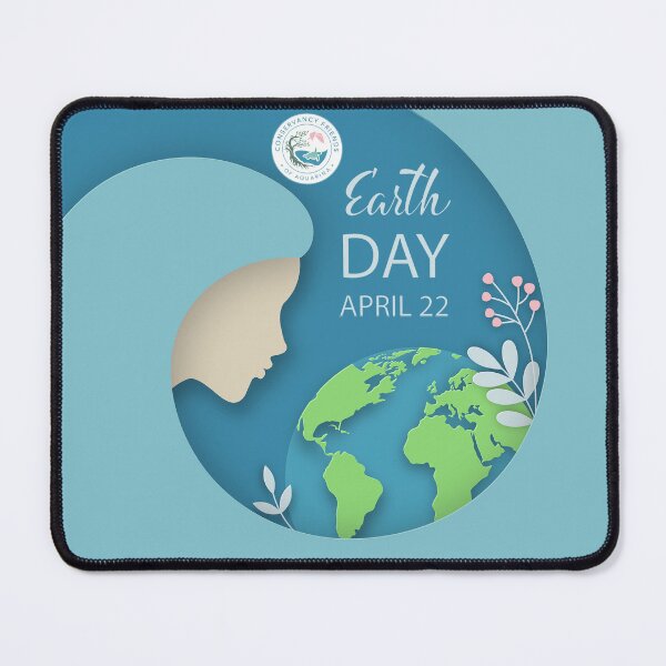 Item preview, Conservancy Friends of Aquarina Earth Day Logo Square designed and sold by AquarinaFL.