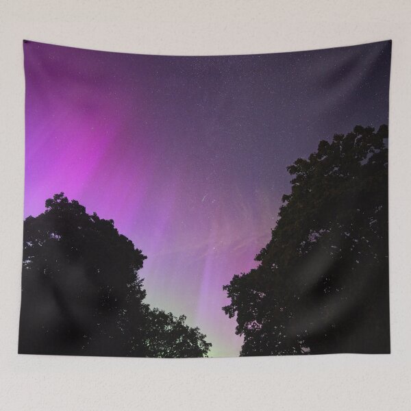 Item preview, Aurora Borealis - Purple Night Sky designed and sold by TheNordicNature.