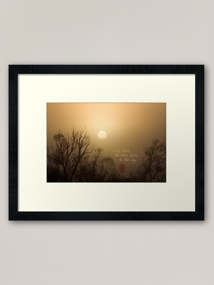 Alternate view of Early Dawn Framed Art Print