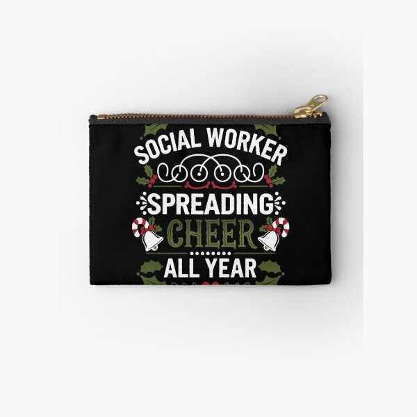 Item preview, Social Worker Christmas Sweatshirt, Xmas Social Worker Hoodie, School Social Work Sweater, Social Work Shirt Case Manager Gift For Counselor designed and sold by Simplehue.