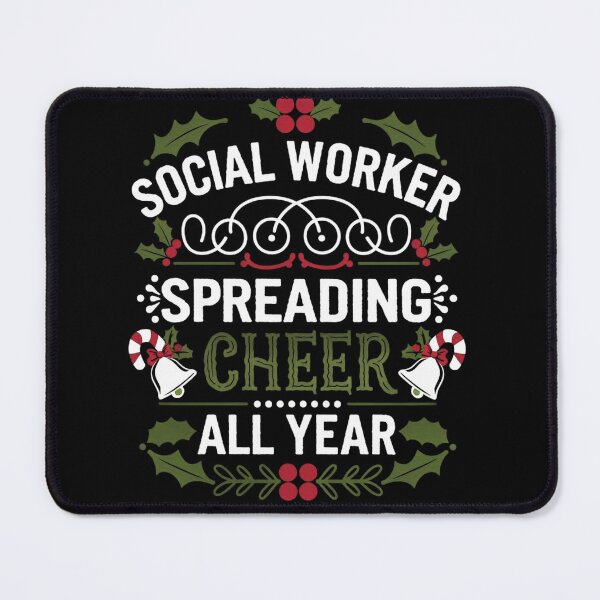 Item preview, Social Worker Christmas Sweatshirt, Xmas Social Worker Hoodie, School Social Work Sweater, Social Work Shirt Case Manager Gift For Counselor designed and sold by Simplehue.