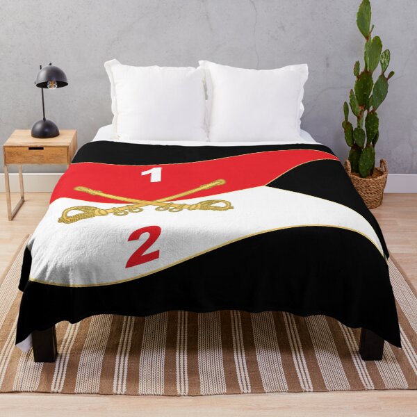 Item preview, 2nd Squadron, 1st Cavalry Regiment - Guidon - Waving X 300 designed and sold by Military Insignia Products.