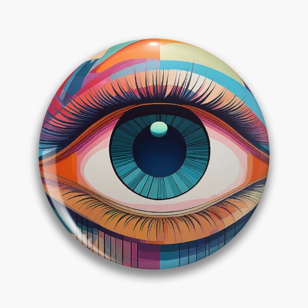 Item preview, Abstraktes buntes Auge designed and sold by BysonDesigns.