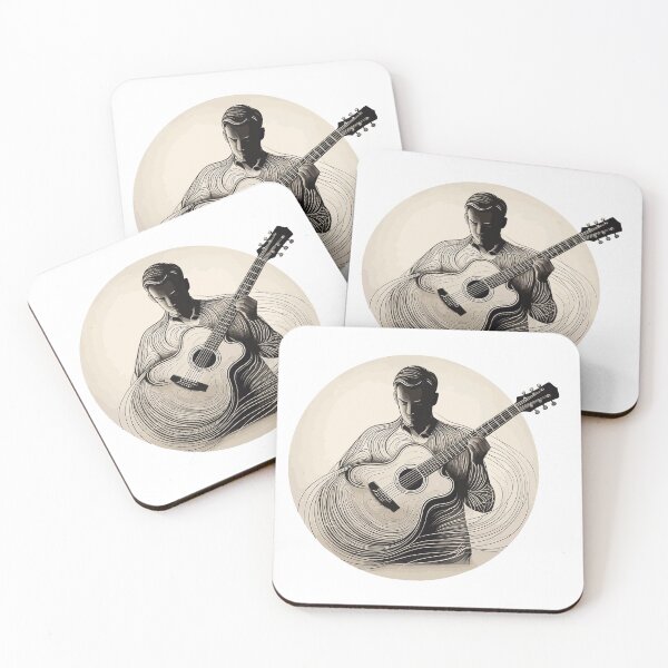 Item preview, Mann mit abstrakter Gitarre designed and sold by BysonDesigns.