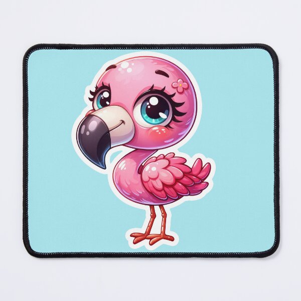 Artikelvorschau, Flamingo-Aufkleber, Flamingo-Shirt, Flamingo-Magnet, süße Flamingo-Babykleidung entworfen und verkauft von Janetlousart.