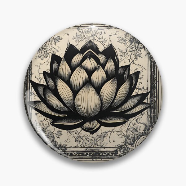 Item preview, The Classic Lotus Stamp designed and sold by Vintagestamps.