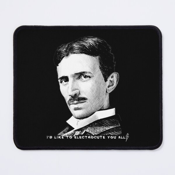 Item preview, Electrifying Tesla designed and sold by NickTaroDesign.