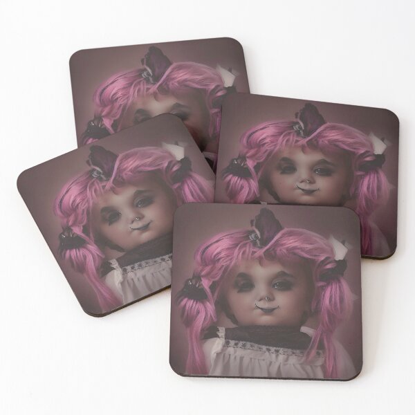 Item preview, Voodoo doll with pink hair designed and sold by Jennifer Morcom.