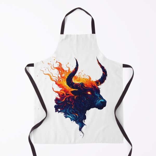Item preview, Bull Fight, Spain Bulls, Fire bull designed and sold by TrueArtVibes.