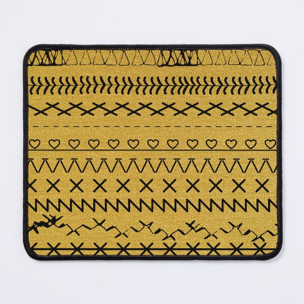 Item preview, Sewing Stitch Patterns on Textured Fabric Effect Background designed and sold by Nancyanna.