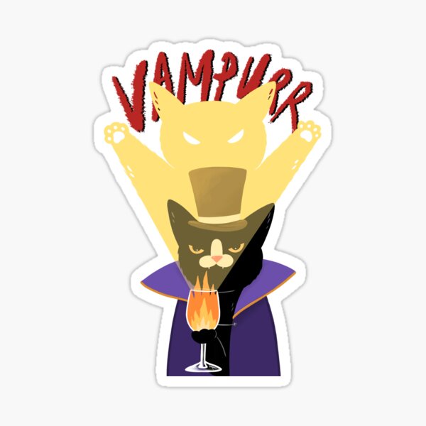 Vampurrrrr Pow Pow Sticker